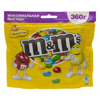 Драже шоколад драже M&M'  360гр