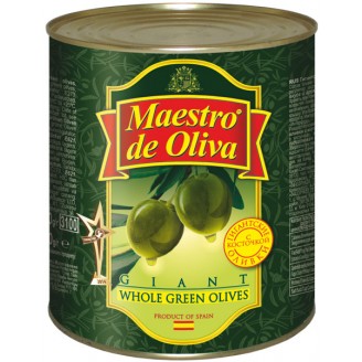 Оливки супергигант с косточкой "Маэстро дэ Олива" 3кг