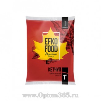 Кетчуп томатный EFKO FOOD profesional 1 кг /10