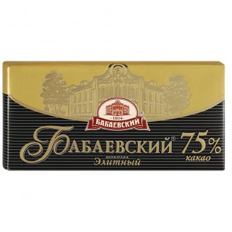 Шоколад "Бабаевский" Элитный 75% 100гр