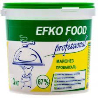 Майонез Efko food Professional 67%  ведро 3л