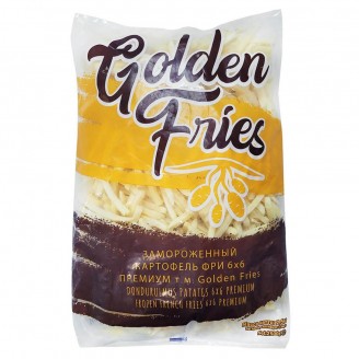 Картофель фри "Golden Fries" 6мм 2,5кг