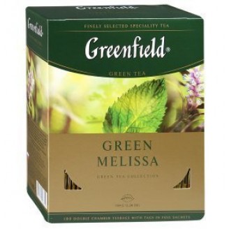 Чай "Greenfield" Green Melissa зеленый (100 пакетов)
